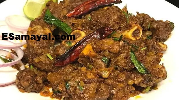 ட்ரை மட்டன் சுக்கா ரெசிபி