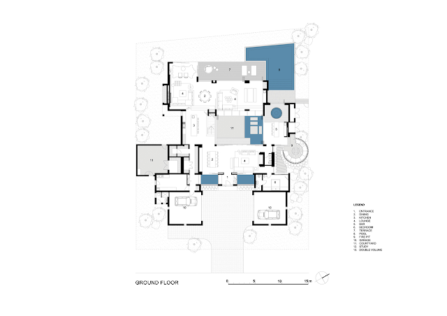 Ground floor plan of the dream home