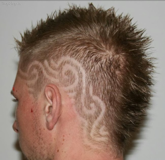 Weird designs on hair