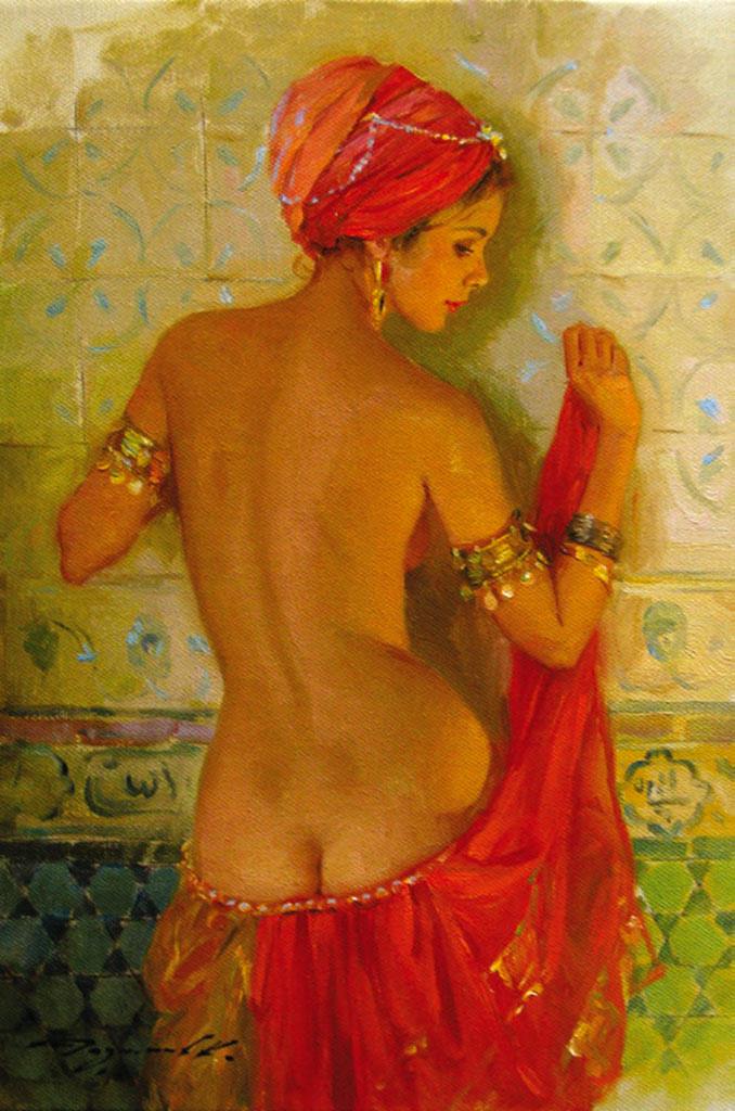 Konstantin Razumov - sensual portrait - oriental dancer