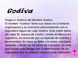 significado del nombre Godiva