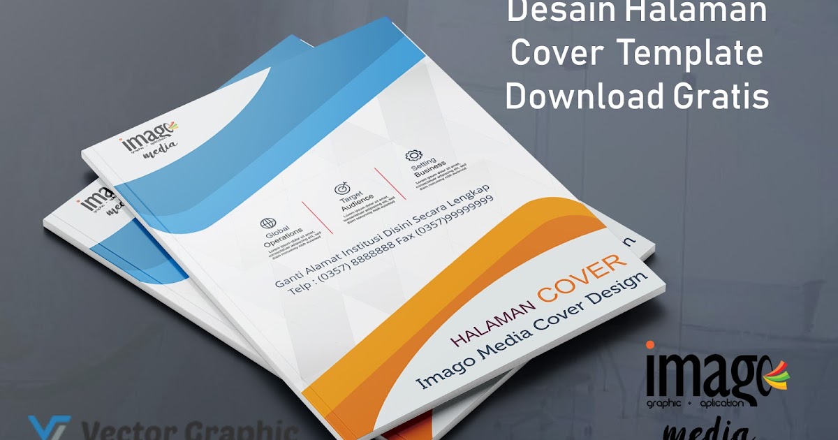  Desain  Halaman Cover Template  Cdr Download Gratis Imago 