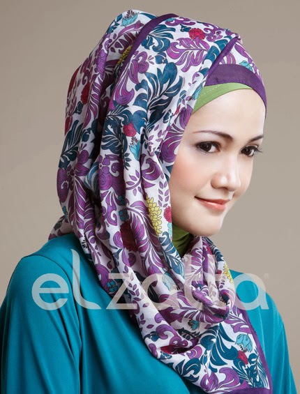 Koleksi Hijab Elzatta Segi Empat Terbaru - Model Jilbab