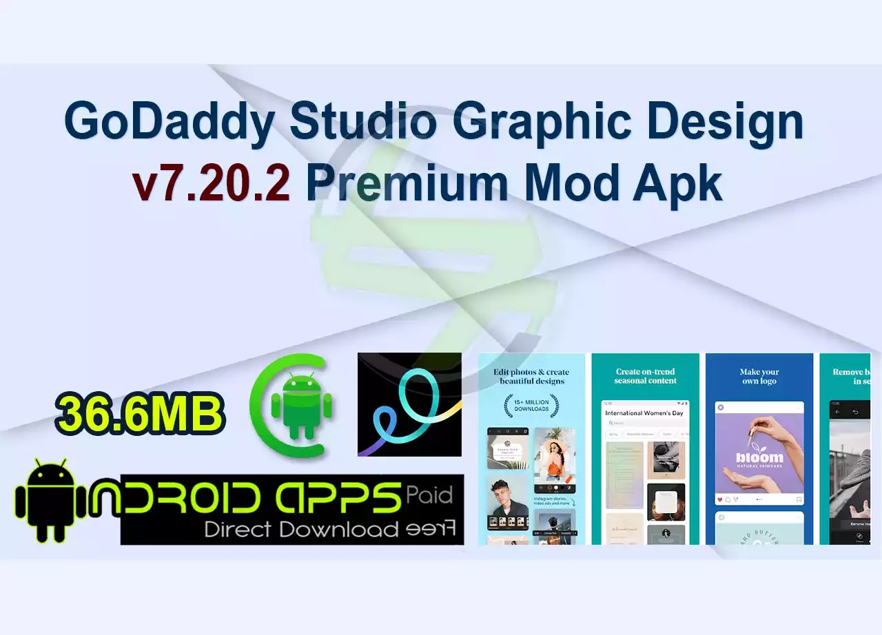 GoDaddy Studio Graphic Design v7.20.2 Premium Mod Apk