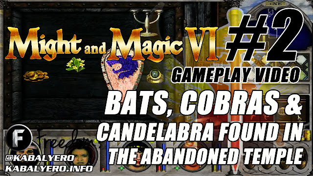  Might And Magic 6 Gameplay #2 ★ Bats, Cobras & Candelabra Found In The Abandoned Temple 