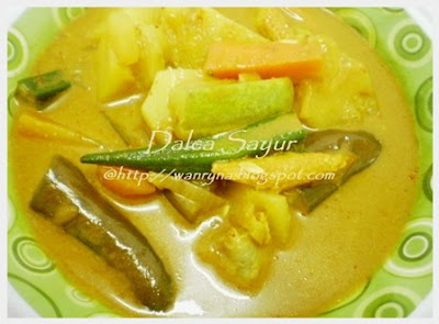 Diary Ummi Hafiey: Dalca sayur