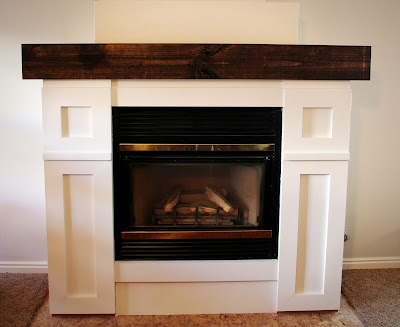 wood fireplace mantel plans