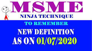 MSME New Definition 01 July 2020