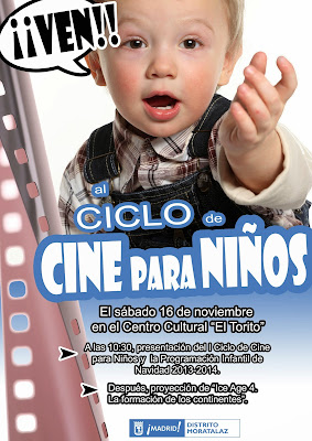 Cartel del I Ciclo de Cine para Niños