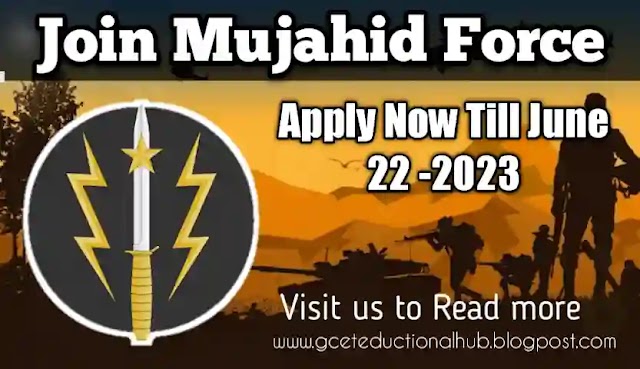 Pakistan Army  Jobs alert 2023: Apply Now as soldier in Mujaid Reigment 