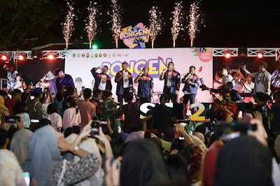 Meriah, Ribuan Warga Muba Tumpah Ruah Ramaikan Festival Bongen
