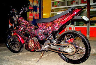 10 Modifikasi Motor Satria Fu Terkeren