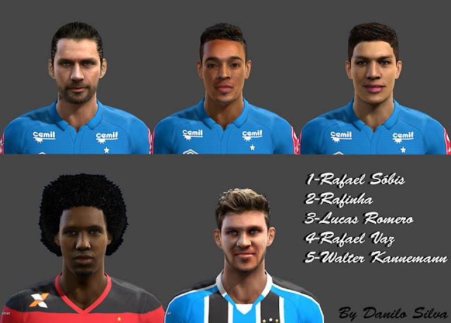 PES 2013 Facepack Brasileirão 2016 V 1.0 By Danilo Silva Facemaker