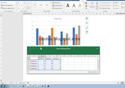 cara cepat dan mudah membuat diagram di Ms word