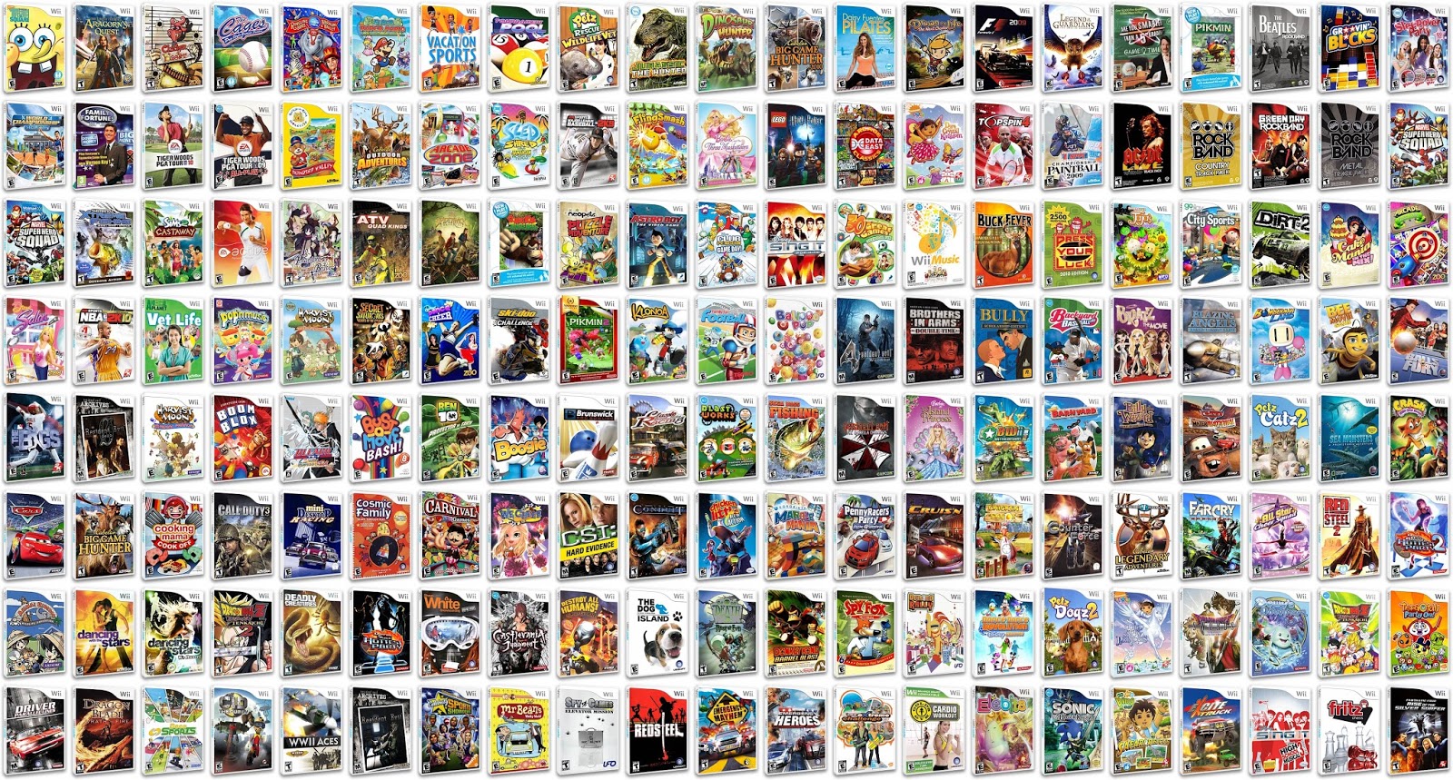 Megapost Coleccion de Juegos Nintendo Wii 2TB UB - Identi