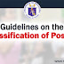 Guidelines on the Reclassification of Positions