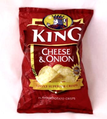 Walkers Cheese And Onion. Cheese and Onion, one of the