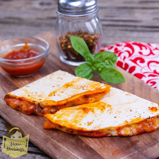 Pizza Quesadillas @menumusings.com