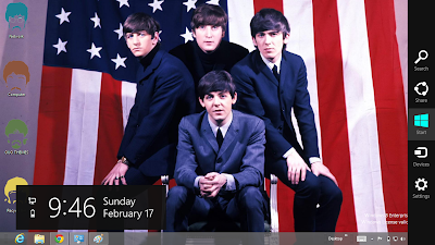 The Beatles Windows 8 Theme