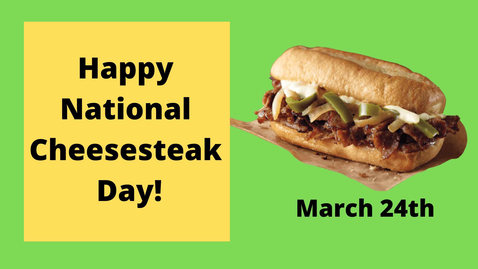 National Cheesesteak Day Wishes Unique Image