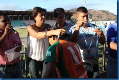 imposicion de medallas 2do, lugar a jutiapanecas