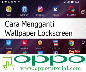 Wallpaper Kunci Layar dan Layar Depan OPPO F1 Plus