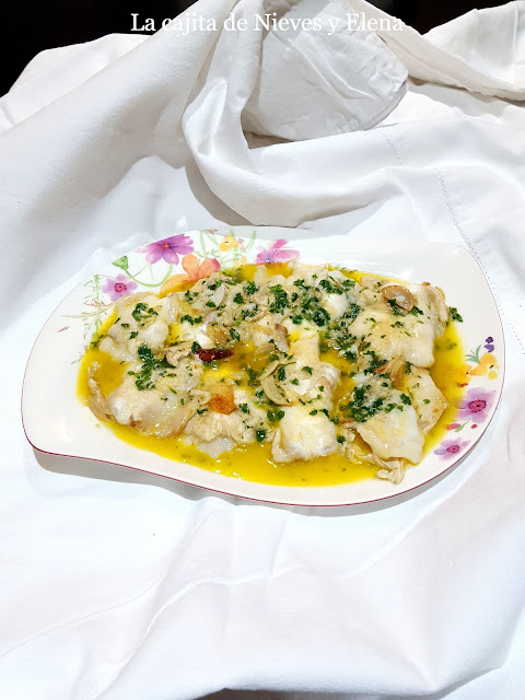 Cocochas de bacalao en salsa verde