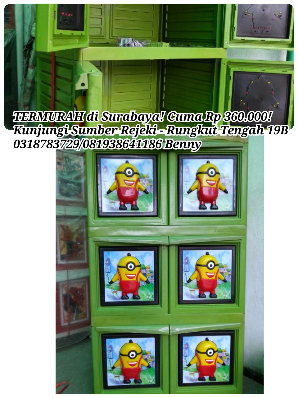  lemari  container Minion anti banjir cuma Rp 360 000 