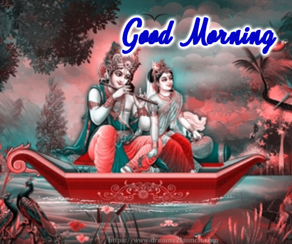 good morning with radha krishna