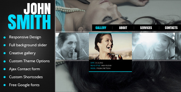 John Smith - AJAX Portfolio WP Theme - Portfolio Creative