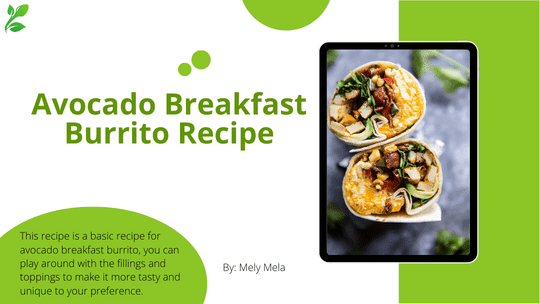 Avocado Breakfast Burrito Recipe