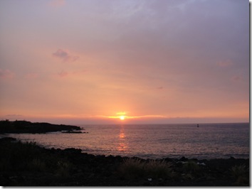 ハワイ島・夕日