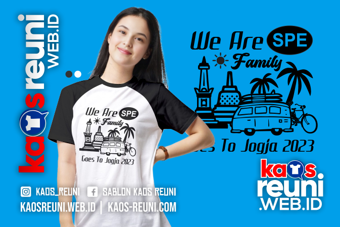 SPE Gathering to Jogja - Desain Sablon Kaos Reuni Alumni