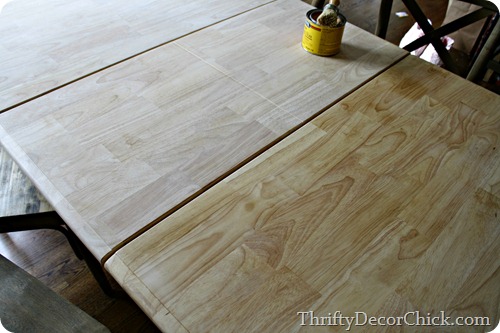 wax on unfinished wood