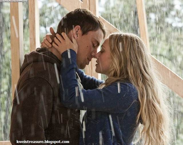 couple in love in rain