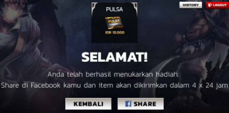 tukar token pulsa aov