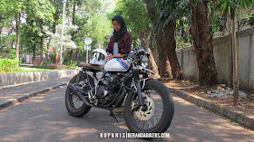 Albina Kanaya, Gadis SMA Pecinta Motor Custom