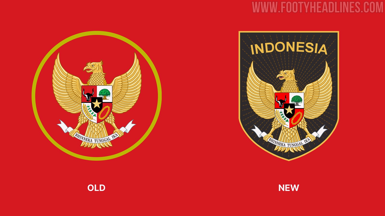 New Indonesia Logo - Used on New Kits - Footy Headlines
