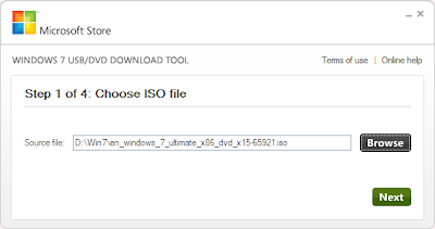 choose iso file to make bootable usb