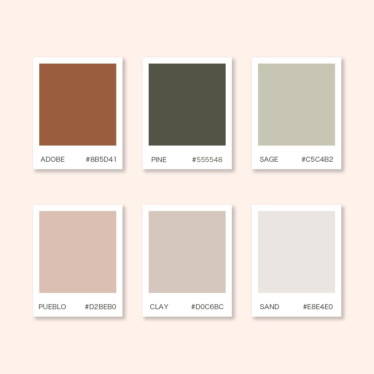 Warm Neutral Color Palette In 2020