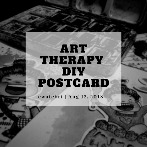 art therapy ideas diy postcard