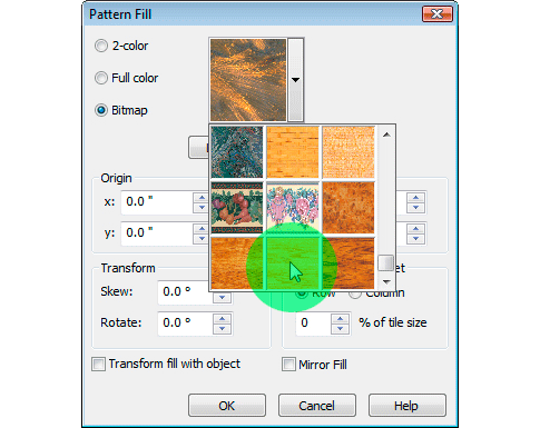 Membuat Huruf Bertekstur Kayu dengan Corel Draw