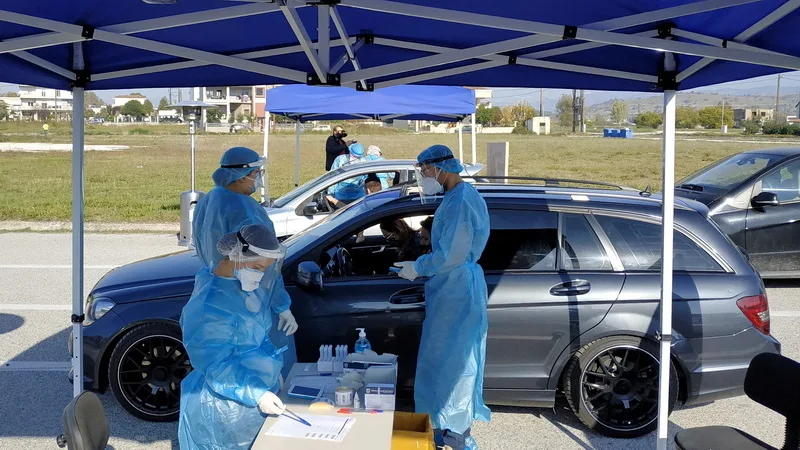 Δωρεάν drive through τεστ κορωνοϊού από τον ΕΟΔΥ στις Φέρες