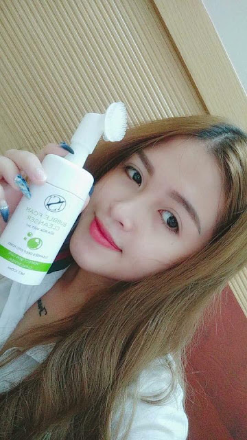 260k - Sữa rửa mặt Bubble Foam Cleanser 3 trong 1 - Hoài Thương Organic