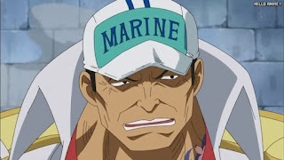 ワンピースアニメ 頂上戦争編 473話 赤犬 | ONE PIECE Episode 473