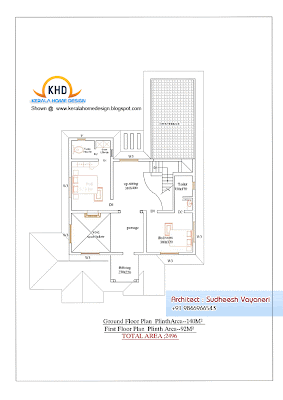 Kerala new home plan - 2497 Square Feet