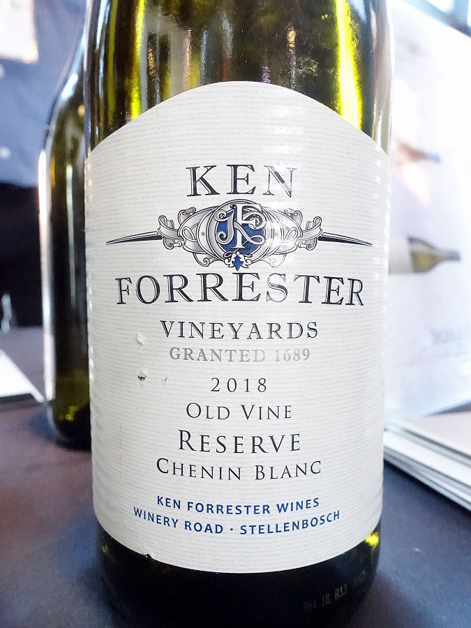 Ken Forrester Old Vine Reserve Chenin Blanc 2018 (90 pts)