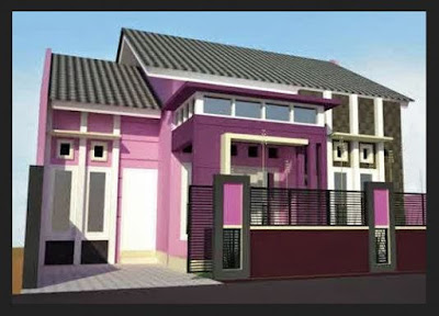 Contoh warna cat rumah minimalis