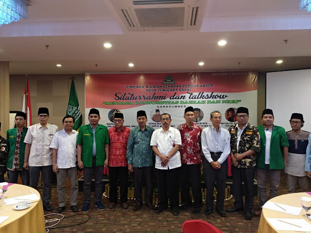 Pemuda Ansor Nusa Tenggara Barat (PW GP Ansor NTB) gelar Silaturrahmi dan Talk Show