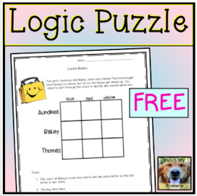 free logic puzzle for early grades